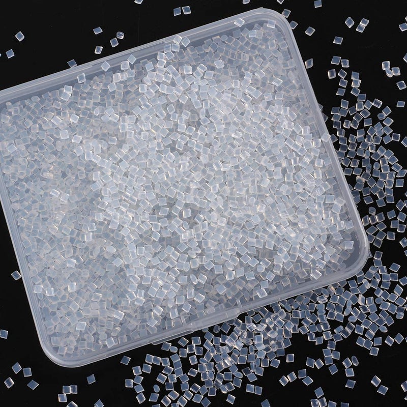 LEEONS 4600Pcs Italian Keratin Glue Granule Pellets Transparent Keration Glue Granule Bead for Hot Fusion Nail/I Tip Hair Extensions - Image 4